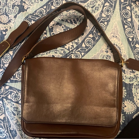 Coach|| Vintage Manhattan Lightweights Bistro Shoulder Bag from 1994, Rare,Brown - Picture 4 of 13